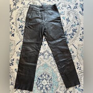 The Limited Black Leather Pants